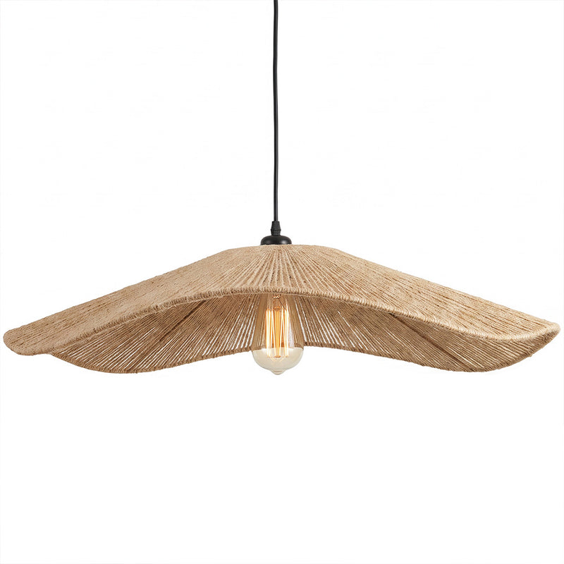 Pendant Light - Natural Rope Boho Style – Modern Handcrafted Design - Yer