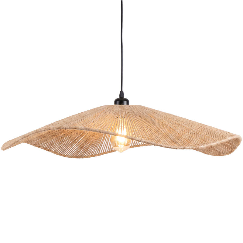 Pendant Light - Natural Rope Boho Style – Modern Handcrafted Design - Yer