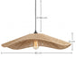 Pendant Light - Natural Rope Boho Style – Modern Handcrafted Design - Yer