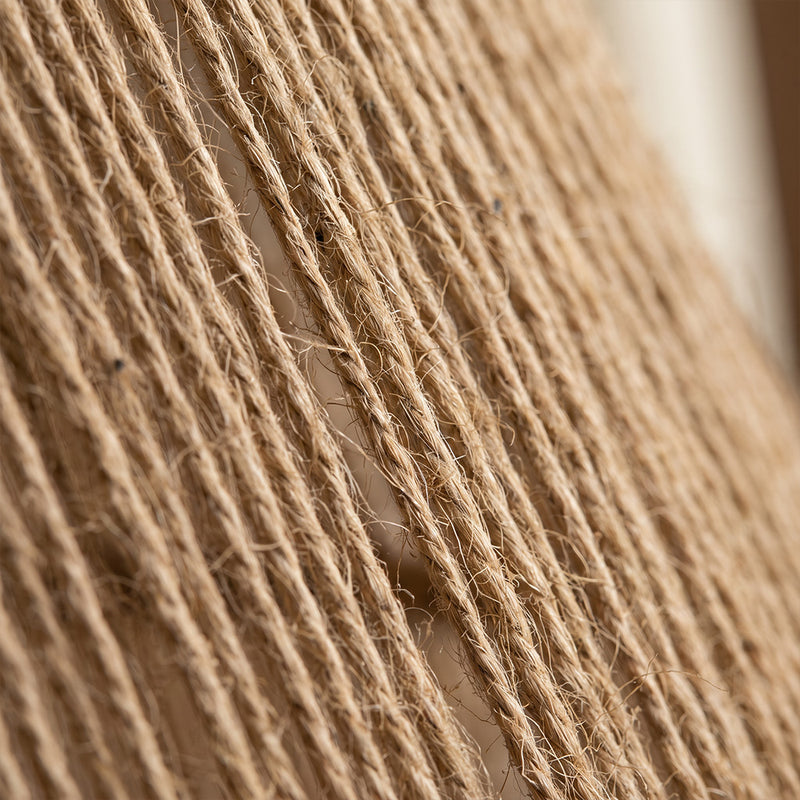 Pendant Lamp Boho Style – Handcrafted Natural Rope Lampshade - Lunah
