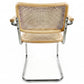 Dining Chair with Armrests - Vintage Design - Wood and Rattan - Bruna - gallery 10