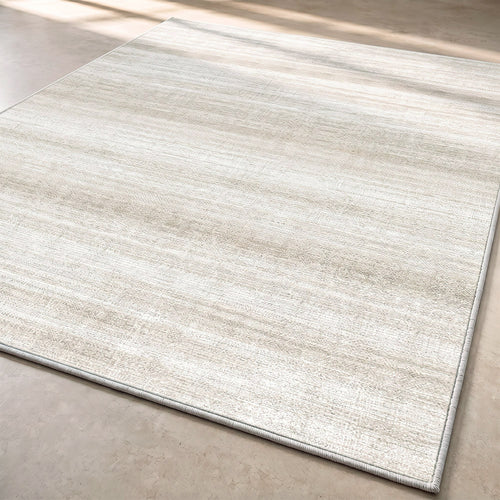 Alfombra grande de diseño contemporáneo y moderno - Beige (290x200 cm) - Giral