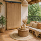 Outdoor Roll-Up Blind 200x100 cm – Seagrass Curtain – Sun Protection and Privacy - gallery 3