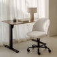 Upholstered Office Chair - Bouclé - Evelyne
