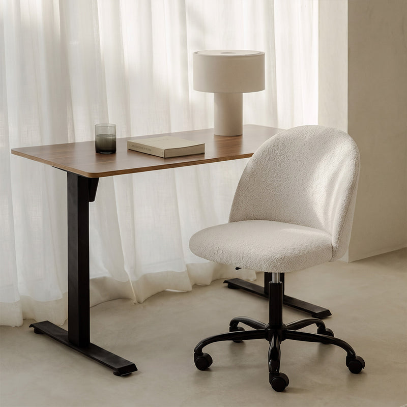 Upholstered Office Chair - Bouclé - Evelyne