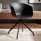 Upholstered Office Chair with Armrests - Black Design Desk Chair - Jodie - Joan