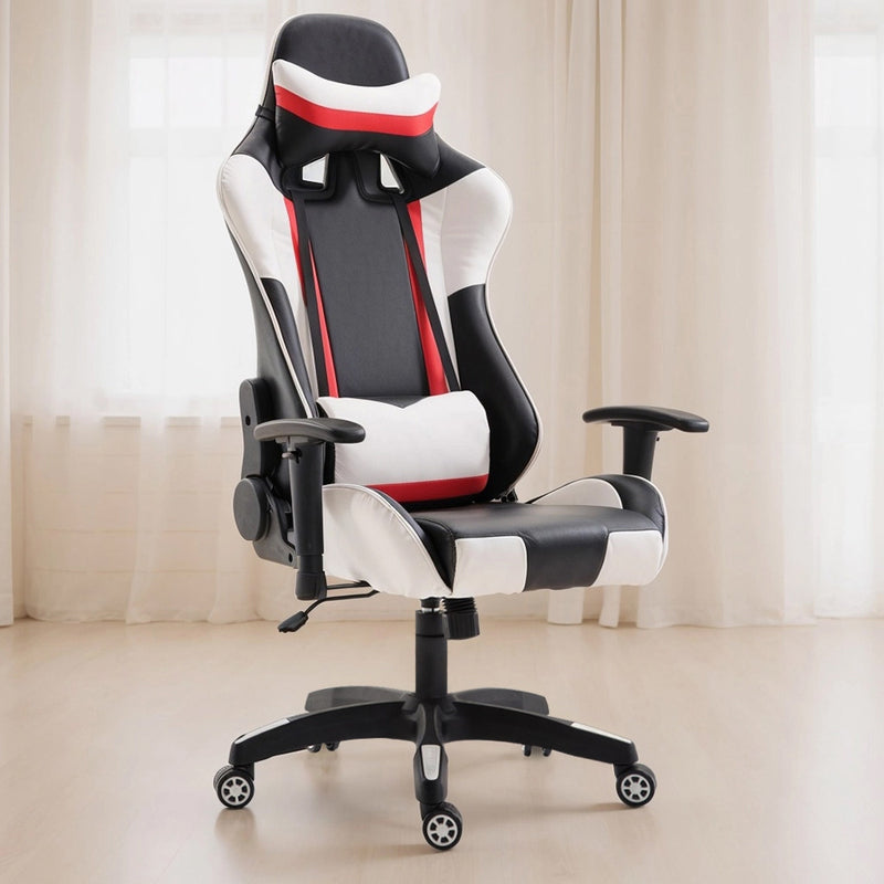 Office Chair with Armrests - Desk Chair with Castors - Gamer