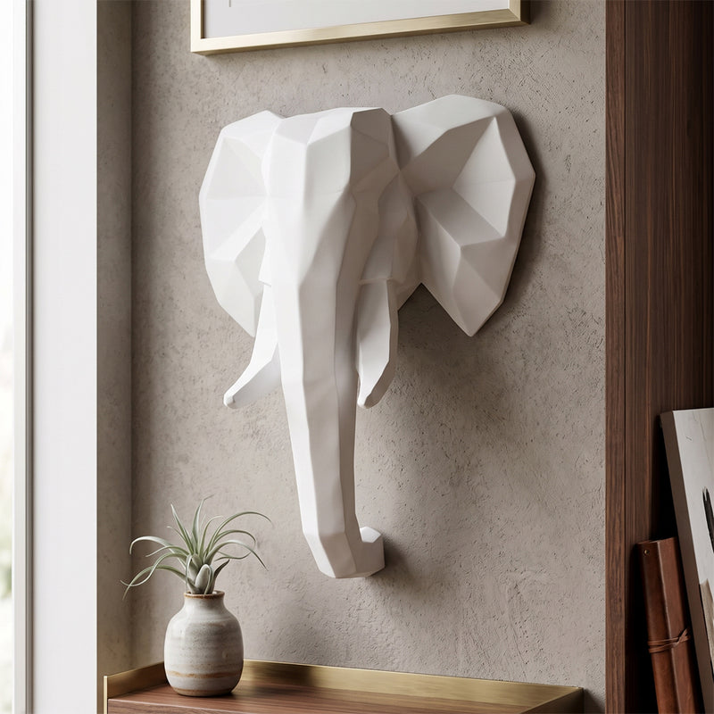 Głowa słonia origami – żywica