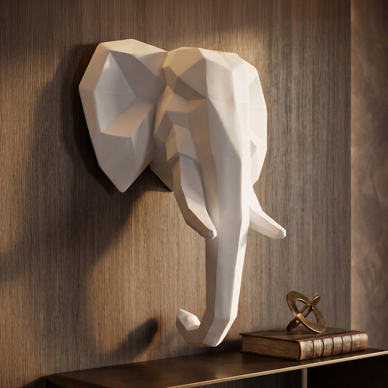 Głowa słonia origami – żywica