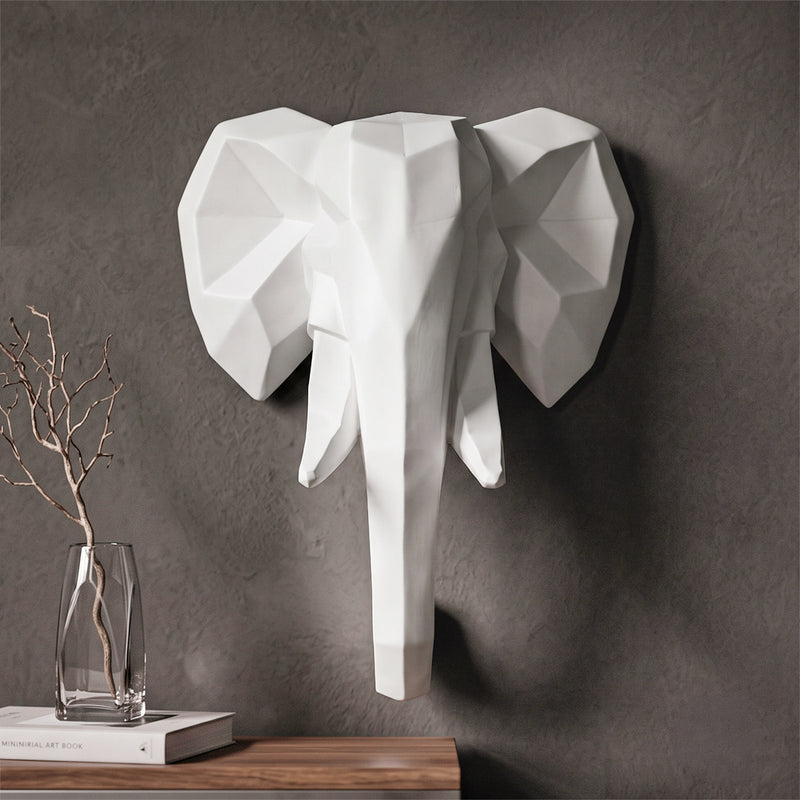 Głowa słonia origami – żywica