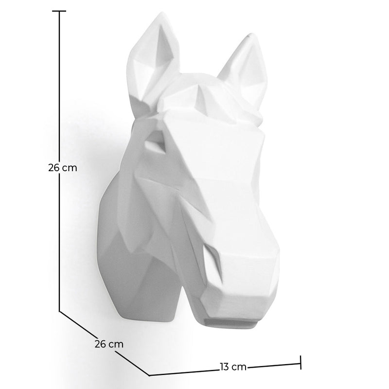 Origami-hestehoved – resin