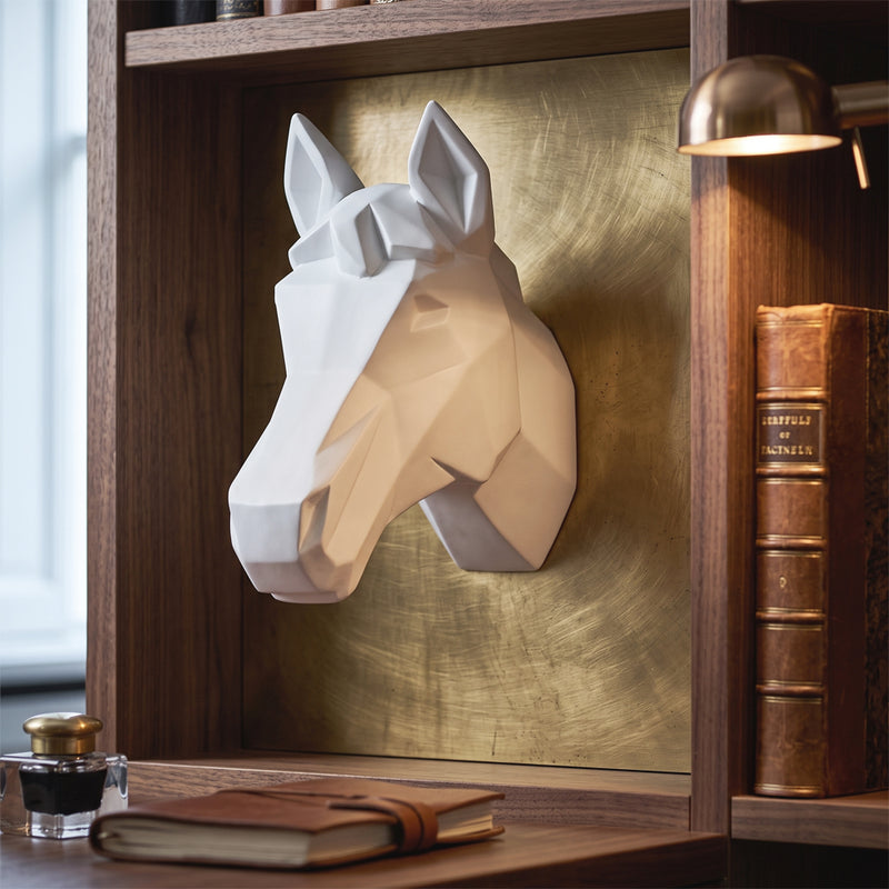 Origami-hestehoved – resin