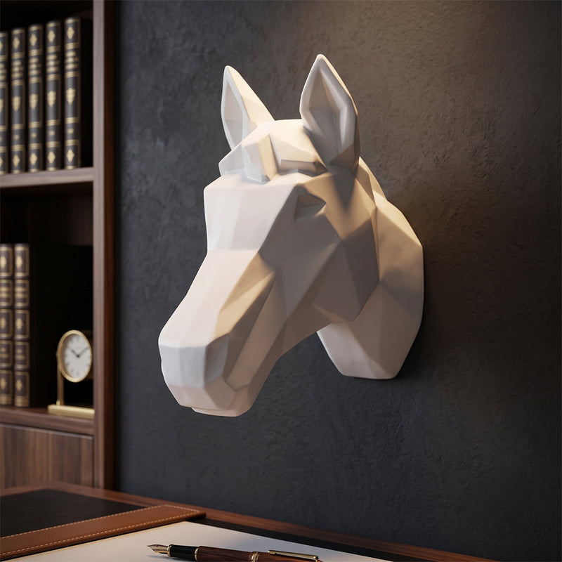 Origami-hestehoved – resin
