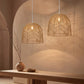 Lampada a sospensione dal design boho balinese in rattan naturale - Bu
