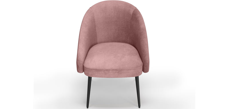 Fauteuil design - Revêtu de velours - Wasda