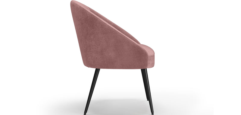 Dining Chair Upholstered Velvet - Wasda