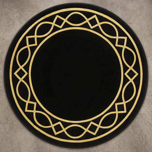 Round Design Wool Rug - 230cm - Etny