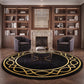 Rond wollen designvloerkleed - 230cm - Etny