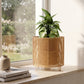 Vaso de chão redondo - design boho - 28 CM - Laers