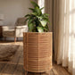 Jardinera de suelo redonda - Diseño bohemio - 46 CM - Laers