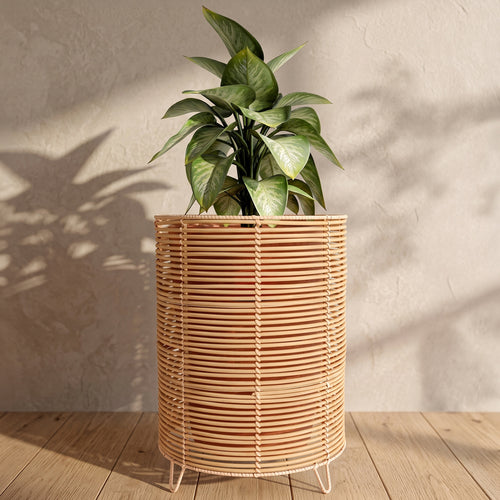 Round Floor Planter - Boho Design - 46 CM - Laers