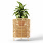 Vaso de chão redondo - design boho - 28 CM - Laers