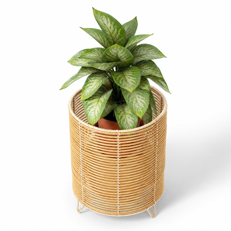 Vaso de chão redondo - design boho - 28 CM - Laers