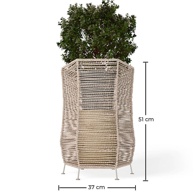 Vaso da terra rotondo - Stile boho - Bohemian