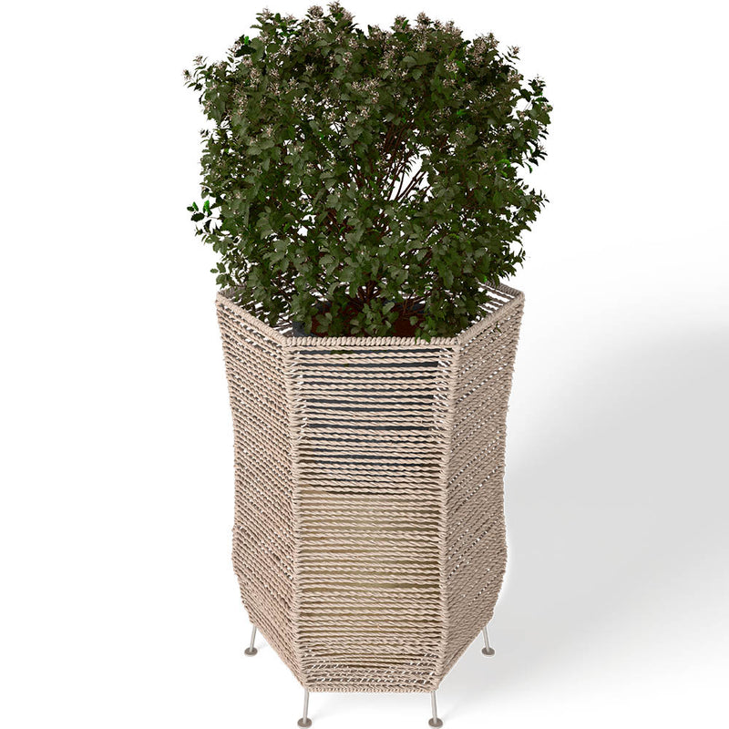 Vaso da terra rotondo - Stile boho - Bohemian