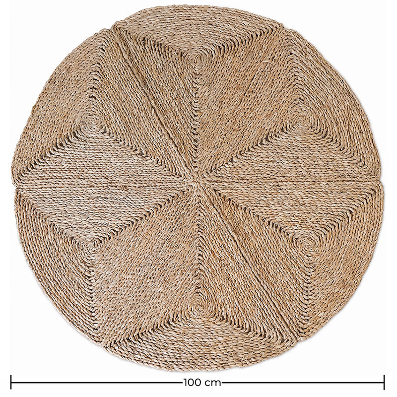 Rond jute vloerkleed - Boho Bali - 100 CM - Gabba