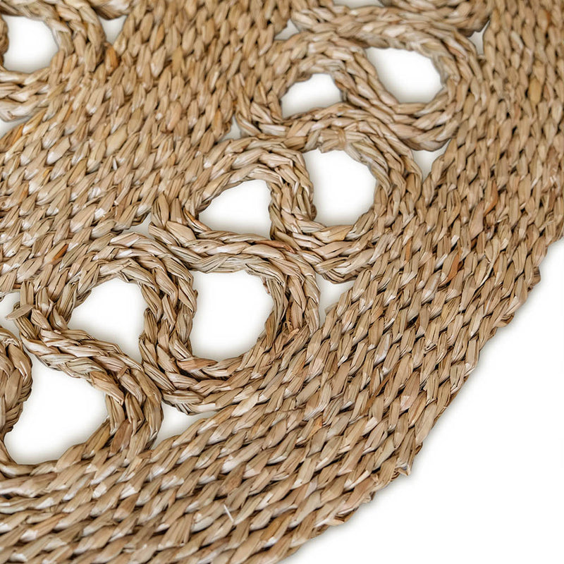 Rond jute vloerkleed - Boho Bali - 100 CM - Ilya
