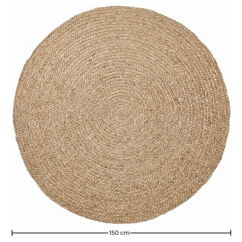 Round Jute Rug - Boho Bali - 150 CM - Yuri