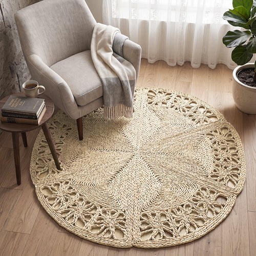 Tapete redondo de juta - Boho Bali - 150 CM - Bilú