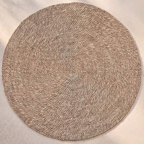 Tapete redondo de juta - Boho Bali - 150 CM - Yuri