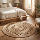 Rundt jutevævet tæppe – Boho Bali – 150 CM – Ilya