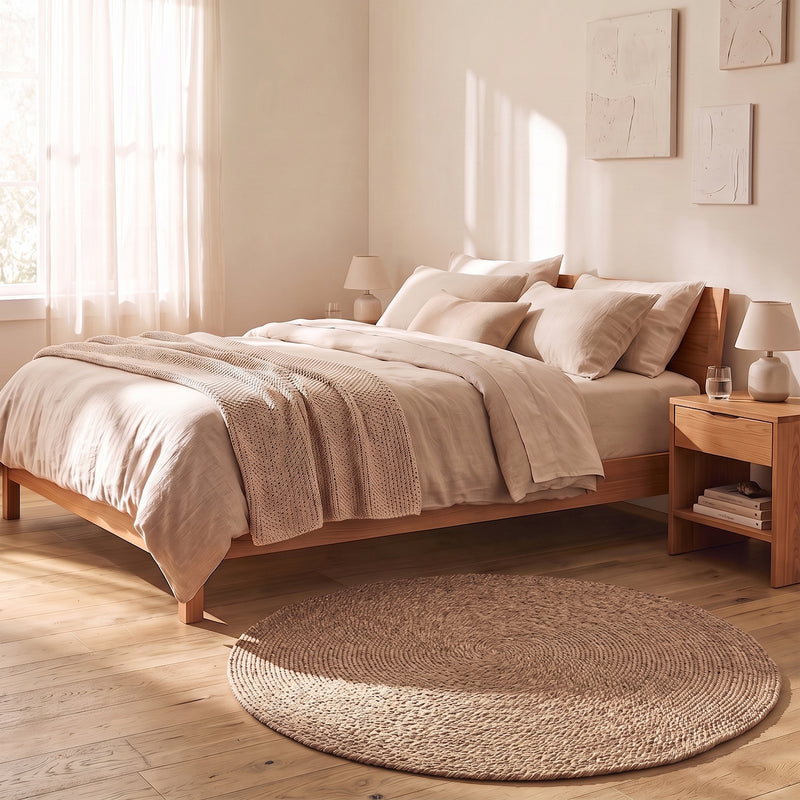 Round Jute Rug - Boho Bali - 150 CM - Yuri