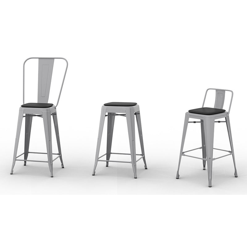 Cushion with magnets for Stylix square seat Stool - gallery 5