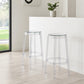 Sgabello dal design trasparente - 65cm - Arthur