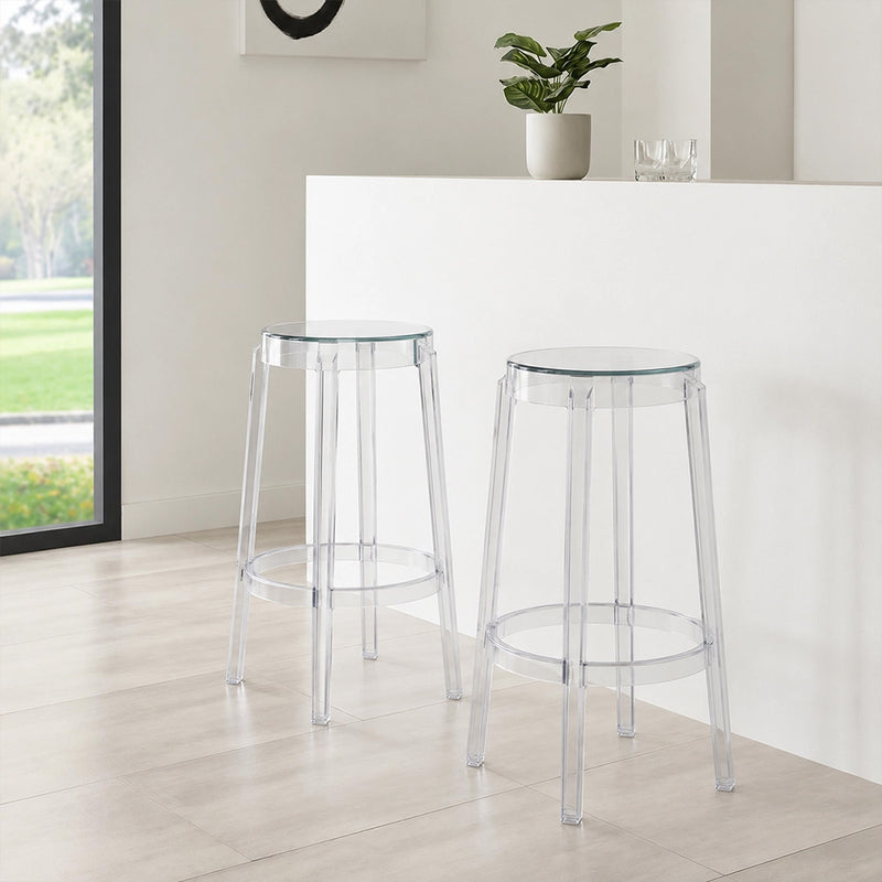 Sgabello dal design trasparente - 65cm - Arthur
