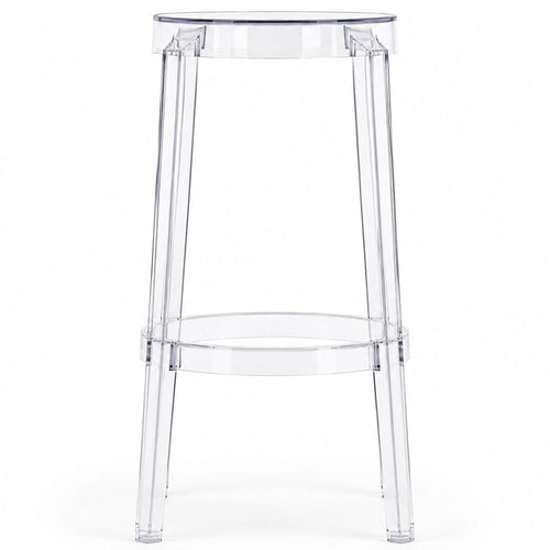 Transparent Design Stool - 65cm - Lumen