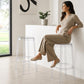 Sgabello dal design trasparente - 65cm - Arthur