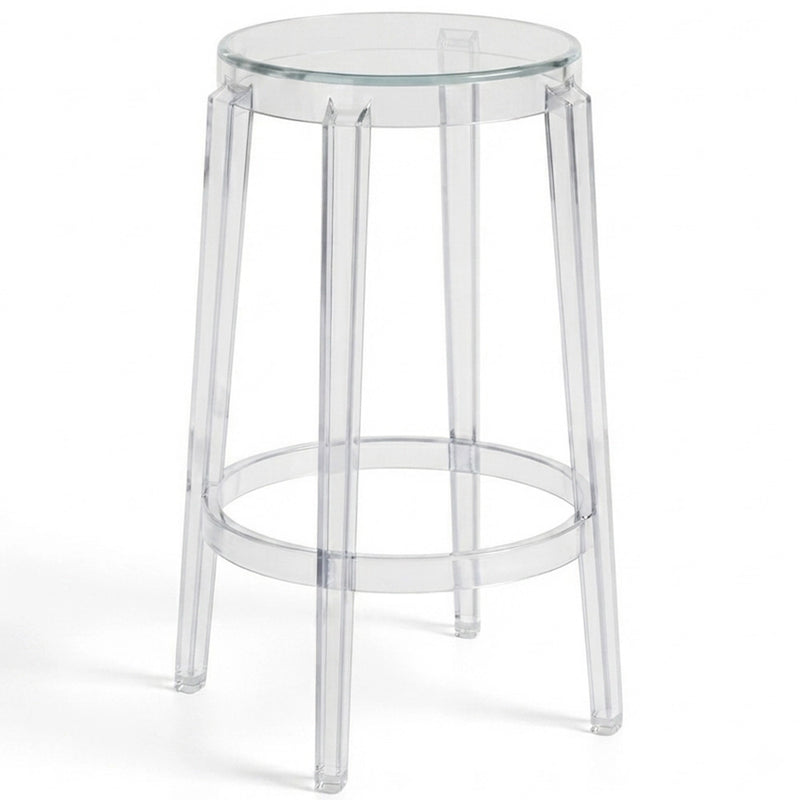 Sgabello dal design trasparente - 65cm - Arthur