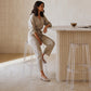 Banco de design transparente - 75cm - Arthur