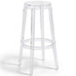 Banco de design transparente - 75cm - Arthur