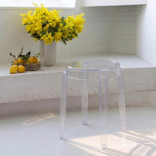 Stool Low Transparent - 47cm - Victoria Queen