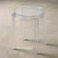 Sgabello Basso Trasparente - 47cm - Victoria Queen