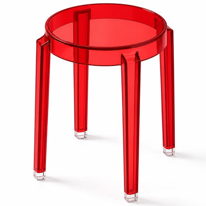 Sgabello Basso Trasparente - 47cm - Victoria Queen
