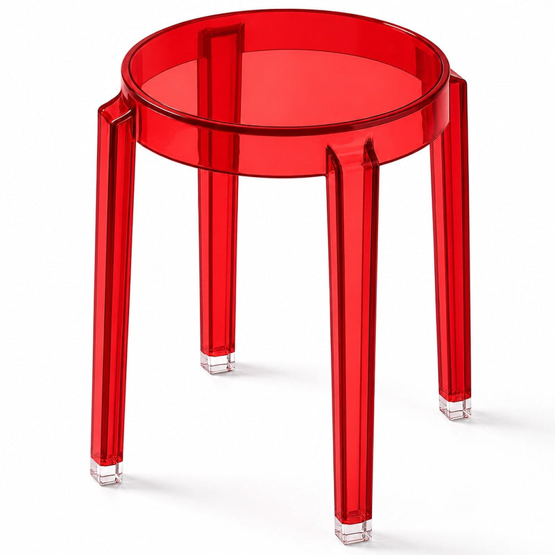 Sgabello Basso Trasparente - 47cm - Victoria Queen