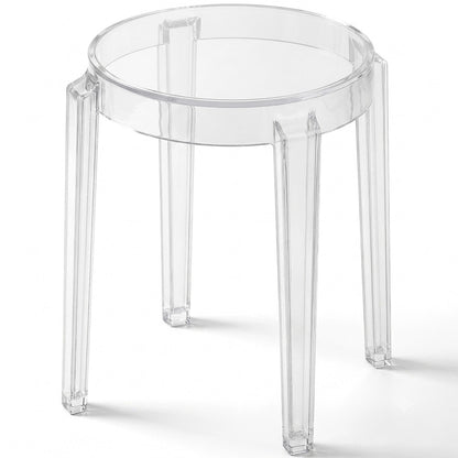 Tabouret bas transparent - 47cm - Victoria Queen