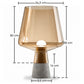 Lampe aus Stein und Rauchglas – Silas